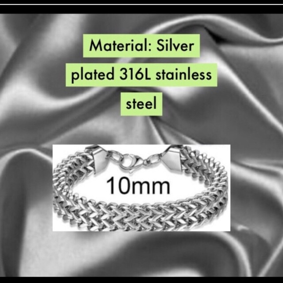 Men’s Stainless Steel Bracelet - Picture 1 of 5